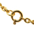 Chanel AB Chanel Gold Gold Plated Metal CC Logo Pendant Necklace France