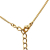 Christian Dior B Dior Gold Gold Plated Metal Logo Pendant Necklace Germany