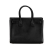 Saint Laurent B Saint Laurent Black Calf Leather Baby Heart Patchwork Sac De Jour Satchel Italy