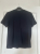 Claudie Pierlot Dark navy t- shirt with gold buttons on shoulders