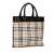 Burberry B Burberry Brown Beige Canvas Fabric House Check Tote United Kingdom