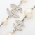 Chanel Coco Necklace Rhinestone Faux-Pearls Silver