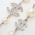 Chanel Coco Necklace Rhinestone Faux-Pearls Silver