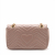 Gucci GG Marmont Small Chevron Leather Flap Bag Beige