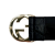 Gucci Interlocking GG Leather Medium Belt Black