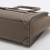 Celine Luggage Nano Drummed Calfskin Leather 2-Ways Tote Bag Grey