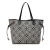 Louis Vuitton AB Louis Vuitton Black Canvas Fabric Monogram Jacquard Since 1854 Neverfull MM Spain