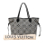 Louis Vuitton AB Louis Vuitton Black Canvas Fabric Monogram Jacquard Since 1854 Neverfull MM Spain