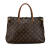 Louis Vuitton B Louis Vuitton Brown with Black Monogram Canvas Canvas Monogram Pallas MM France