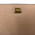 Dolce & Gabbana Zipper Around Leather Beige Wallet