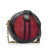 Gucci AB Gucci Red Suede Leather Mini Round Ophidia Crossbody Italy