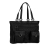 Gucci AB Gucci Black Canvas Fabric GG Abbey D-Ring Tote Italy