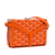 Goyard B Goyard Orange Coated Canvas Fabric Goyardine Minaudiere Trunk Bag France