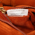 Bottega Veneta B Bottega Veneta Orange Suede Leather Intrecciato Padded Chain Cassette Satchel Italy