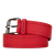 Louis Vuitton AB Louis Vuitton Red Calf Leather Damier Infini Belt Spain