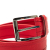 Louis Vuitton AB Louis Vuitton Red Calf Leather Damier Infini Belt Spain