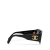 Chanel B Chanel Black Resin Plastic Round Tinted Sunglasses Italy