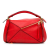 Loewe B LOEWE Red Calf Leather Medium Puzzle Bag Spain