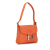 Fendi B Fendi Orange Satin Fabric Shoulder Bag Italy