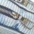 Louis Vuitton AB Louis Vuitton Blue Denim Fabric Monogram Watercolor Hickory Stripes Outdoor Pouch Italy