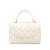 Chanel AB Chanel White Lambskin Leather Leather Small Lambskin Trendy CC Flap Italy
