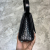 Balenciaga Hourglass Crocodile Bag Black