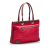 Christian Dior B Dior Red Nylon Fabric Cannage Tote Bag Italy