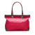 Christian Dior B Dior Red Nylon Fabric Cannage Tote Bag Italy