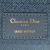 Christian Dior B Dior Blue Canvas Fabric Medium Cannage Lady D-Lite Italy