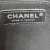 Chanel Genarbtes pflanzliches Kalbsleder Shopping Tote Schwarz
