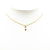 Christian Dior AB Dior Gold Gold Plated Metal Logo Faux Pearl Pendant Necklace Italy