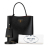 Prada B Prada Black Saffiano Leather Medium Cuir Panier Italy