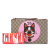 Gucci AB Gucci Brown Beige with Red Coated Canvas Fabric GG Supreme Bosco Clutch Italy