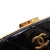 Chanel AB Chanel Black Patent Leather Leather Small Glazed Goatskin Box With Chain France