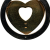Bvlgari B Bvlgari Gold with Silver 18K Yellow Gold Metal 18K Tondo Heart Pendant Necklace Italy