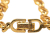 Christian Dior AB Dior Gold Gold Plated Metal CD Logo Chain Bracelet Germany