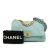 Chanel B Chanel Blue Turquoise Lambskin Leather Leather Medium Lambskin 19 Flap France