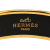Hermès AB Hermès Black with Gold Enamel Other Wide Les Sangles Bangle GM Austria