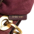 Christian Dior AB Dior Red Bordeaux Lambskin Leather Leather Medium Lambskin Cannage Studded Supple Lady Dior Italy