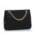 Chanel AB Chanel Black Tweed Fabric Classic Shoulder Bag France