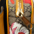 Gucci AB Gucci Brown Beige with Yellow Coated Canvas Fabric GG Supreme Flora Ophidia Belt Bag Italy