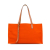 Hermès AB Hermès Orange Canvas Fabric Toile Etriviere Elan Tote France