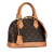 Louis Vuitton B Louis Vuitton Brown Monogram Canvas Canvas Monogram Alma BB France