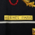 Hermès AB Hermès Black Silk Fabric Les Cles Scarf France