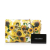 Dolce & Gabbana B Dolce & Gabbana Yellow with Multi Calf Leather Sunflower Printed Wallet on Chain Italy