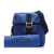 Gucci AB Gucci Blue with Black Nylon Fabric GG Econyl Off The Grid Messenger Bag Italy