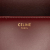 Celine AB Celine Red Bordeaux Calf Leather Medium Triomphe Crossbody Bag Italy