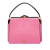 Prada AB Prada Pink with Multi Calf Leather Belle Satchel Italy