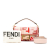 Fendi AB Fendi Pink Canvas Fabric Mini Zucca Embroidered Baguette Satchel Italy