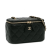 Chanel AB Chanel Black Caviar Leather Leather CC Vanity Bag Italy